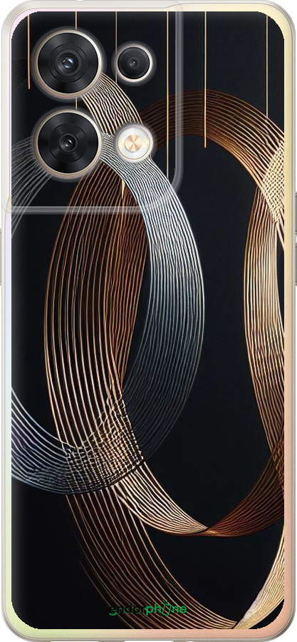 Силиконовый чехол Симфония для Oppo Reno8 5G - 5835u-2614 изображение 