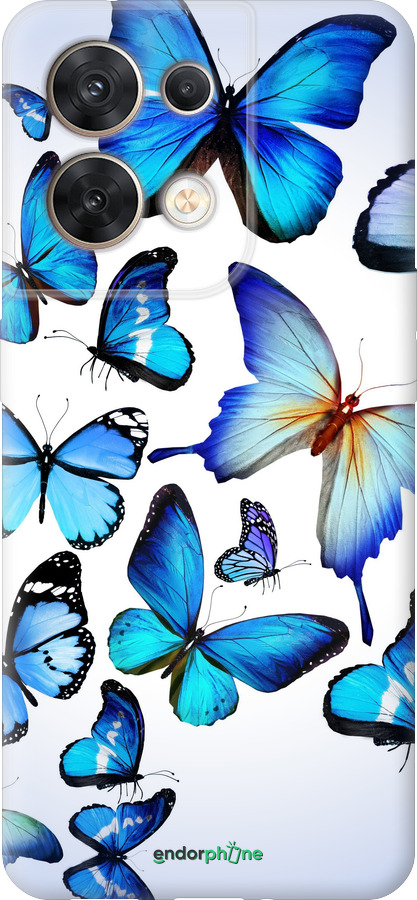 Силіконовий чехол Метелики для Oppo Reno8 5G - 6023u-2614 изображение 