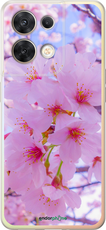 Силиконовый чехол Сакура для Oppo Reno8 5G - 6029u-2614 изображение 