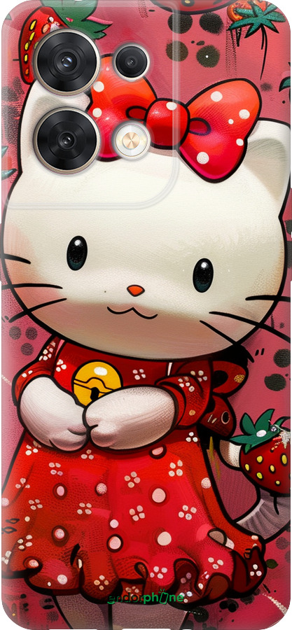 Силіконовий чехол hello kitty1 для Oppo Reno8 5G - 6036u-2614 изображение 