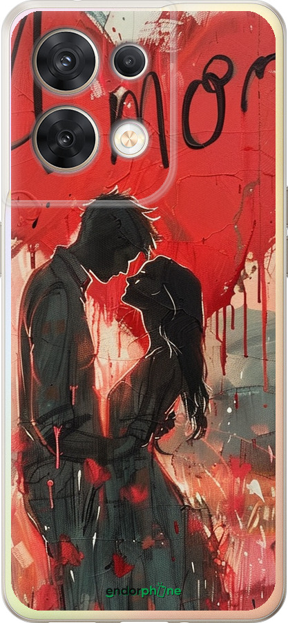 Силиконовый чехол Amore для Oppo Reno8 5G - 6047u-2614 изображение 