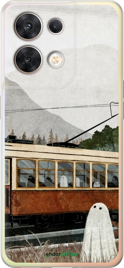 Силиконовый чехол Призрак 2 для Oppo Reno8 5G - 6247u-2614 изображение 