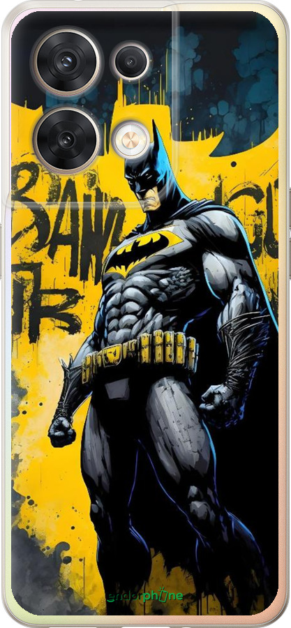 Силіконовий чехол Бетмен для Oppo Reno8 5G - 6290u-2614 изображение 