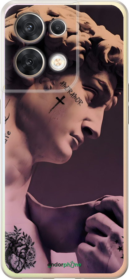 Силиконовый чехол Давид для Oppo Reno8 5G - 6302u-2614 изображение 