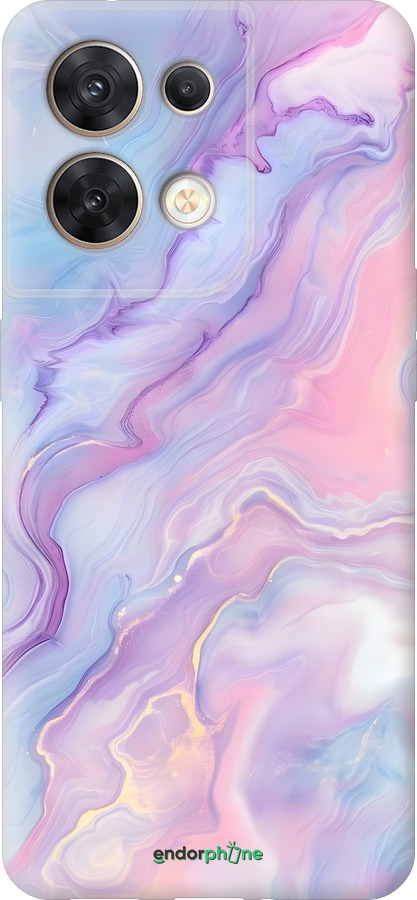 Силіконовий чехол Нежный мрамор для Oppo Reno8 5G - 6310u-2614 изображение 