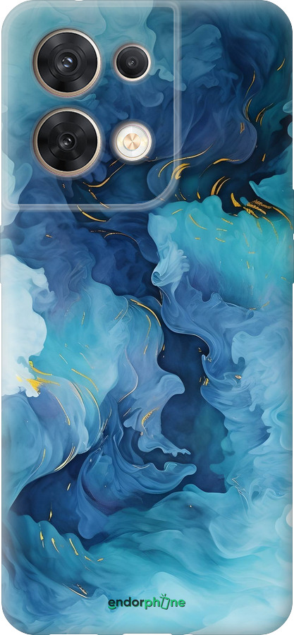 Силіконовий чехол Акварель для Oppo Reno8 5G - 6320u-2614 изображение 