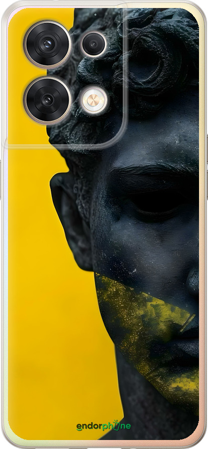 Силиконовый чехол Статуя арт для Oppo Reno8 5G - 6330u-2614 изображение 