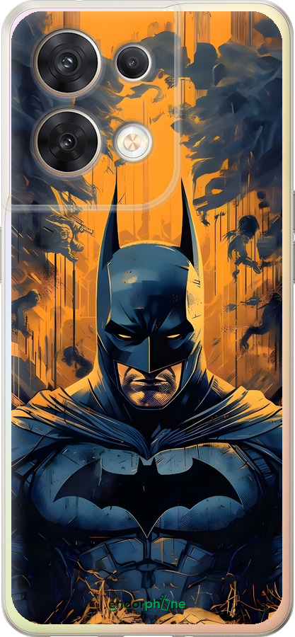 Силіконовий чехол Бетмен для Oppo Reno8 5G - 6335u-2614 изображение 