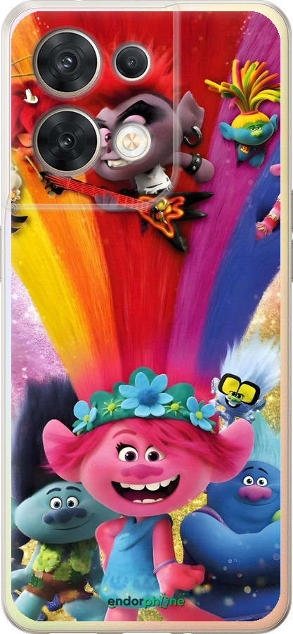 Силиконовый чехол Троли для Oppo Reno8 5G - 6343u-2614 изображение 