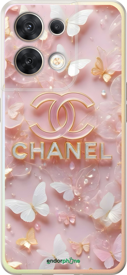Силиконовый чехол Шанель для Oppo Reno8 5G - 6366u-2614 изображение 