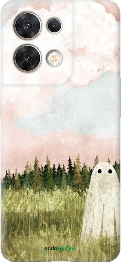 Силіконовий чехол Привид для Oppo Reno8 5G - 6401u-2614 изображение 