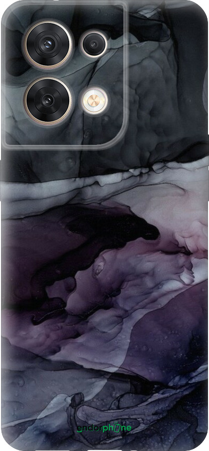 Силиконовый чехол Абстракция искусство для Oppo Reno8 5G - 6434u-2614 изображение 