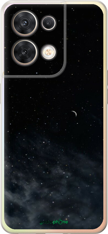 Силиконовый чехол Ночное небо для Oppo Reno8 5G - 6451u-2614 изображение 