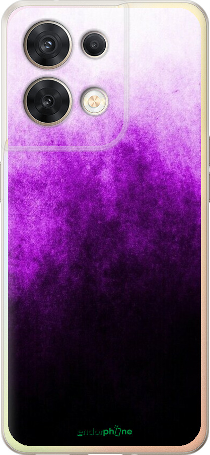 Силіконовий чехол Абстрактна композиція у фіолетових тонах для Oppo Reno8 5G - 6478u-2614 изображение 