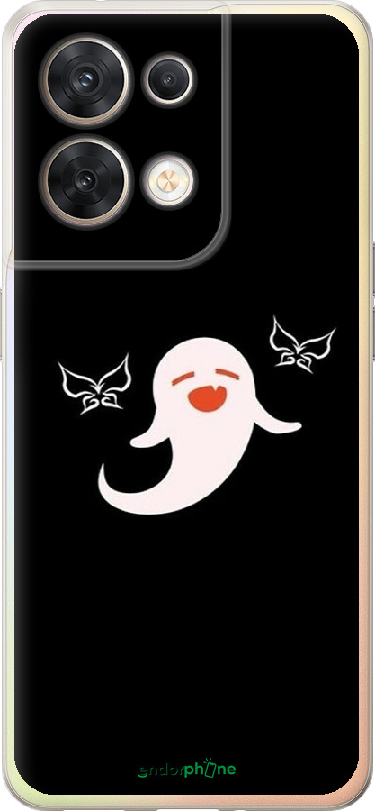 Силиконовый чехол Genshin Impact Ху Тао Искусство духа-призрака для Oppo Reno8 5G - 6534u-2614 изображение 