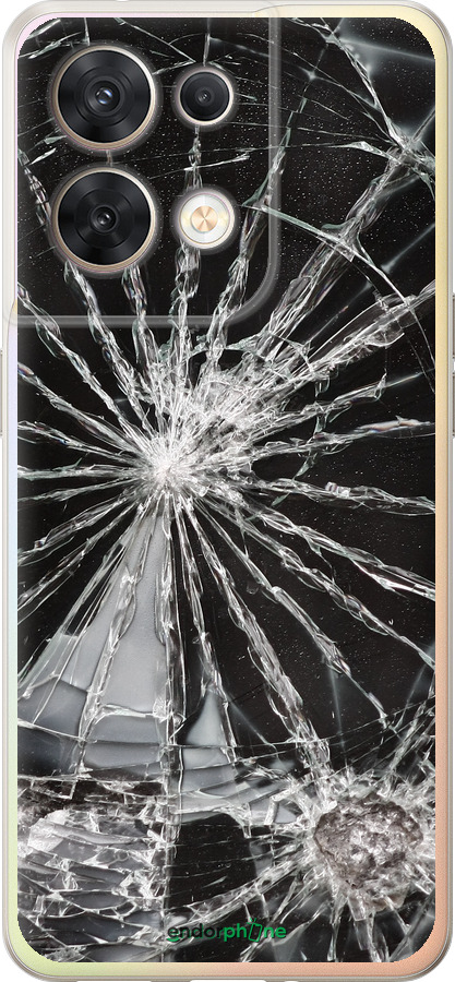 Силіконовий чехол Glass для Oppo Reno8 5G - 6608u-2614 изображение 