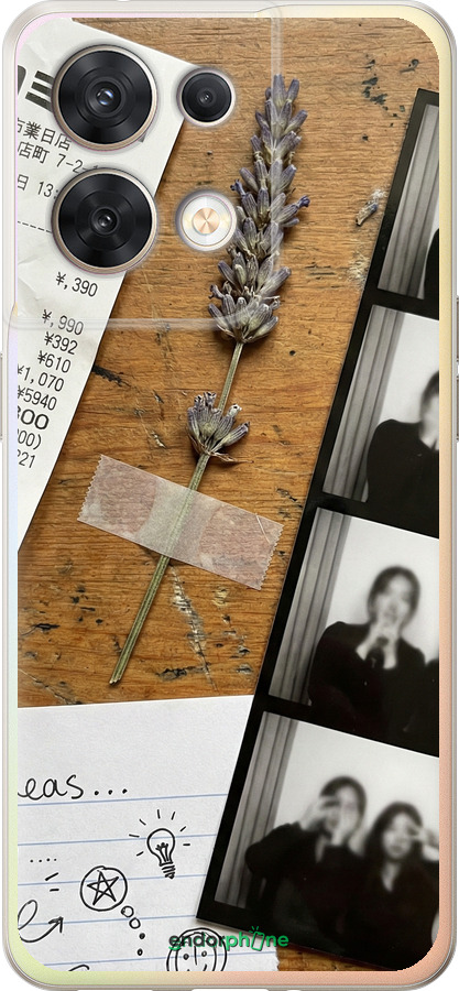 Силіконовий чехол Aesthetic Scrapbook Collage для Oppo Reno8 5G - 6773u-2614 изображение 