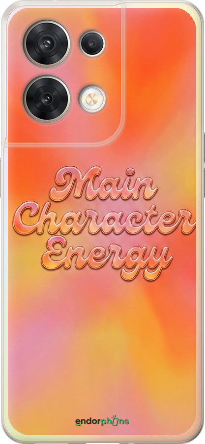 Силіконовий чехол Aura Gradient Main Character Energy Aesthetic Y2K для Oppo Reno8 5G - 6783u-2614 изображение 