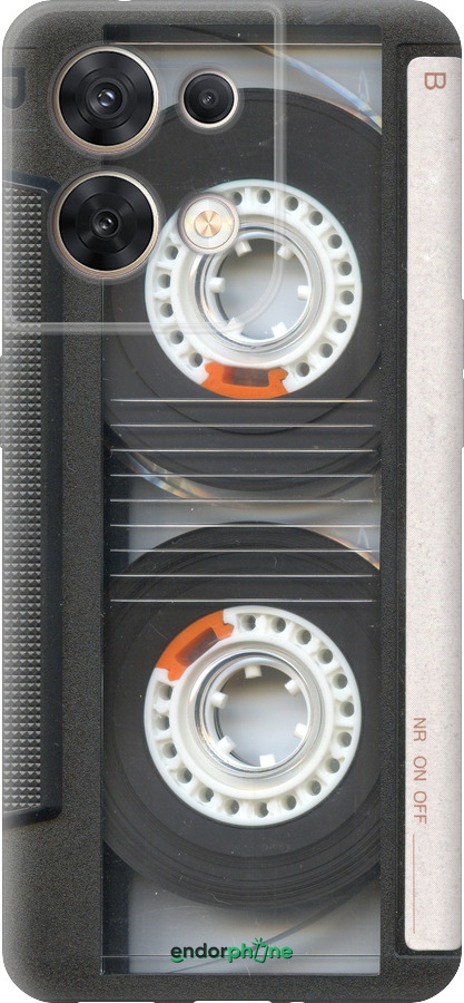 Силиконовый чехол Кассета для Oppo Reno8 5G - 876u-2614 изображение 