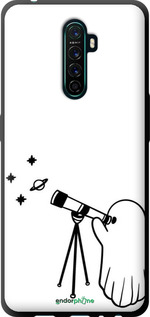 TPU чехол Привид астроном для Oppo Reno Ace - 6444b-1964 изображение 