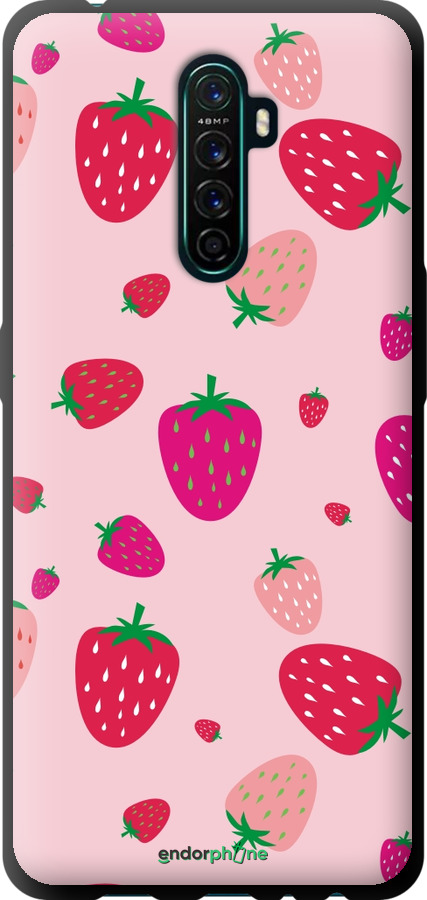 TPU чехол Полунички для Oppo Reno Ace - 4332b-1964 изображение 