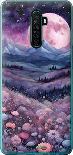2D пластиковый чехол Ночь луна арт для Oppo Reno Ace - 6319t-1964 изображение 