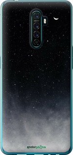 Силиконовый чехол Сині хмари, Синій місяць для Oppo Reno Ace - 6396u-1964 изображение 