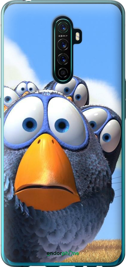 2D пластиковый чехол Angry Birds для Oppo Reno Ace - 6008t-1964 изображение 