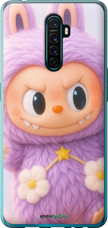Силиконовый чехол Лабубу для Oppo Reno Ace - 6708u-1964 изображение 