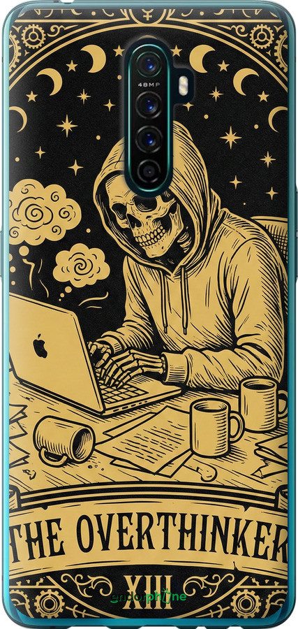 2D пластиковый чехол The Overthinker для Oppo Reno Ace - 6774t-1964 изображение 