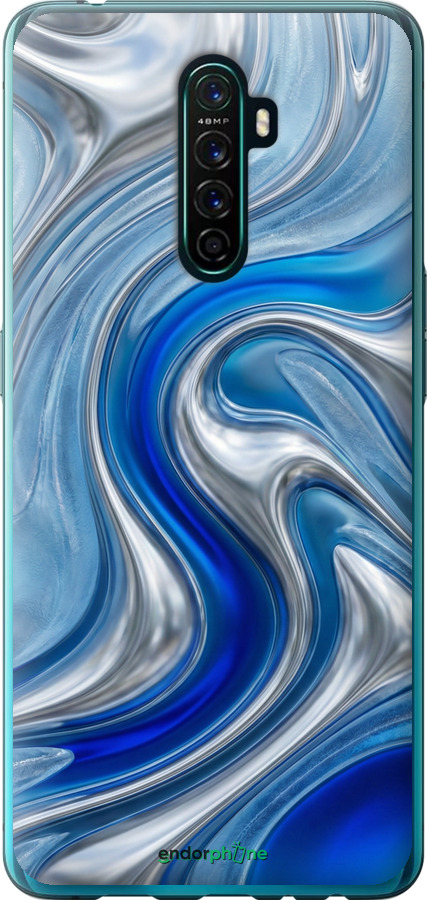 2D пластиковий чехол Liquid Chrome для Oppo Reno Ace - 6781t-1964 изображение 