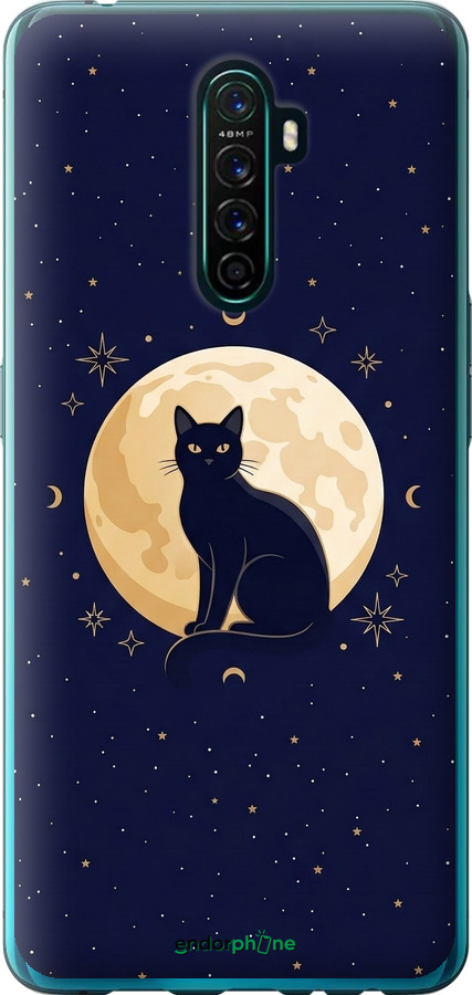 2D пластиковый чехол Cute Cat Celestial/Witchy для Oppo Reno Ace - 6787t-1964 изображение 