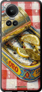 TPU чехол Vintage Sardine Tin Phone для Oppo Reno10 Pro - 6772b-3109 изображение 