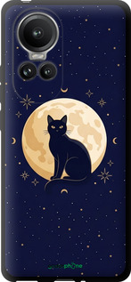 TPU чехол Cute Cat Celestial/Witchy для Oppo Reno10 Pro - 6787b-3109 изображение 