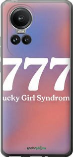 Силиконовый чехол 'Aesthetic Aura Gradient 777 Lucky Energy' для Oppo Reno10 Pro изображение 5