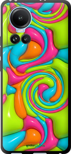 TPU чехол Y2K Jelly Dream для Oppo Reno10 - 6780b-3107 изображение 