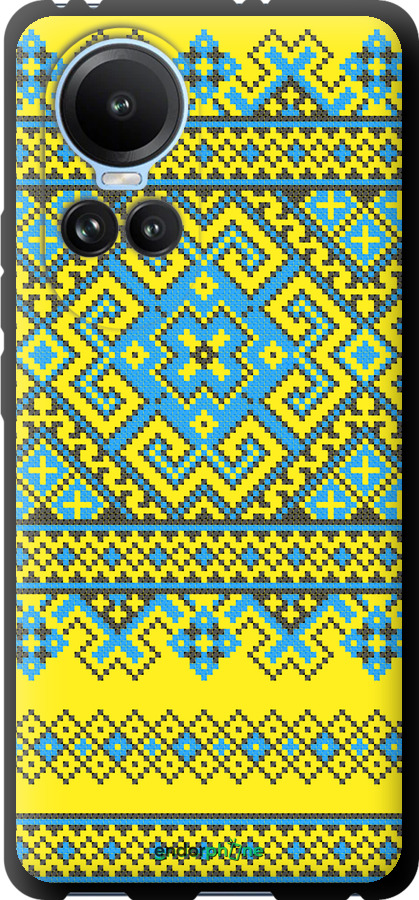 TPU чехол Вишиванка 41 для Oppo Reno10 - 1175b-3107 изображение 