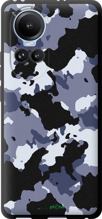 TPU чехол Камуфляж v4 для Oppo Reno10 - 1182b-3107 изображение 