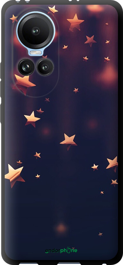 TPU чехол Падающие звезды для Oppo Reno10 - 3974b-3107 изображение 