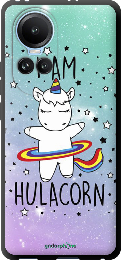 TPU чехол I'm hulacorn для Oppo Reno10 - 3976b-3107 изображение 