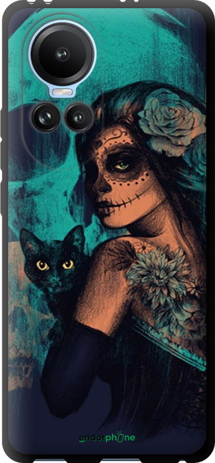 TPU чехол Fantasy girl для Oppo Reno10 - 4133b-3107 изображение 