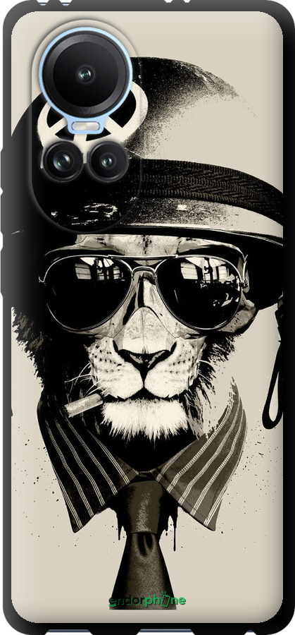 TPU чехол tattoo soldier для Oppo Reno10 - 4165b-3107 изображение 