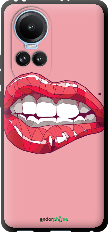 TPU чехол Sexy lips для Oppo Reno10 - 4174b-3107 изображение 