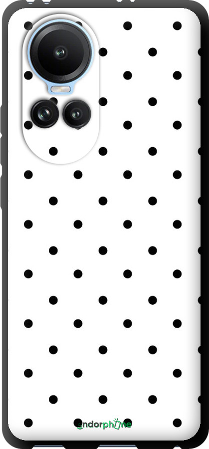 TPU чехол Горох для Oppo Reno10 - 4289b-3107 изображение 