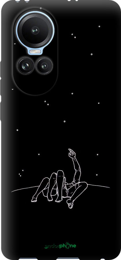 TPU чехол Романтика для Oppo Reno10 - 4306b-3107 изображение 