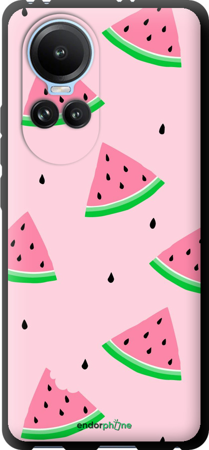 TPU чехол Рожевий кавун для Oppo Reno10 - 4314b-3107 изображение 
