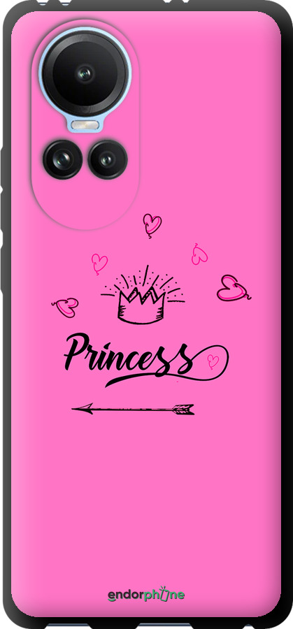 TPU чехол Princess для Oppo Reno10 - 4361b-3107 изображение 