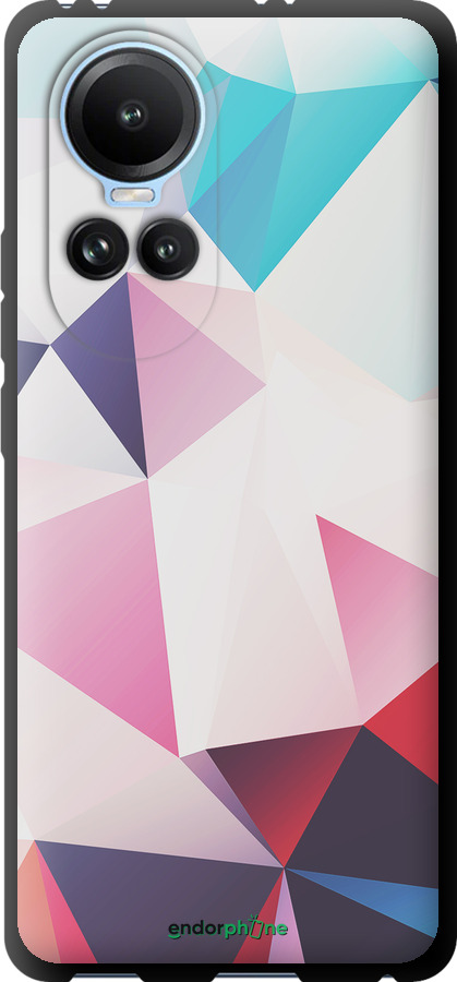 TPU чехол Геометрія 3 для Oppo Reno10 - 4415b-3107 изображение 