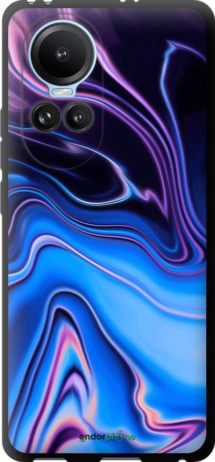 TPU чехол Узор воды для Oppo Reno10 - 4491b-3107 изображение 