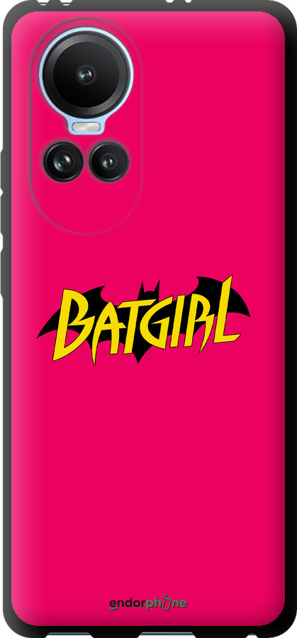 TPU чехол bat girl для Oppo Reno10 - 4533b-3107 изображение 